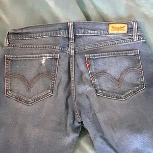 Womans Levis 524 bootcut jeans